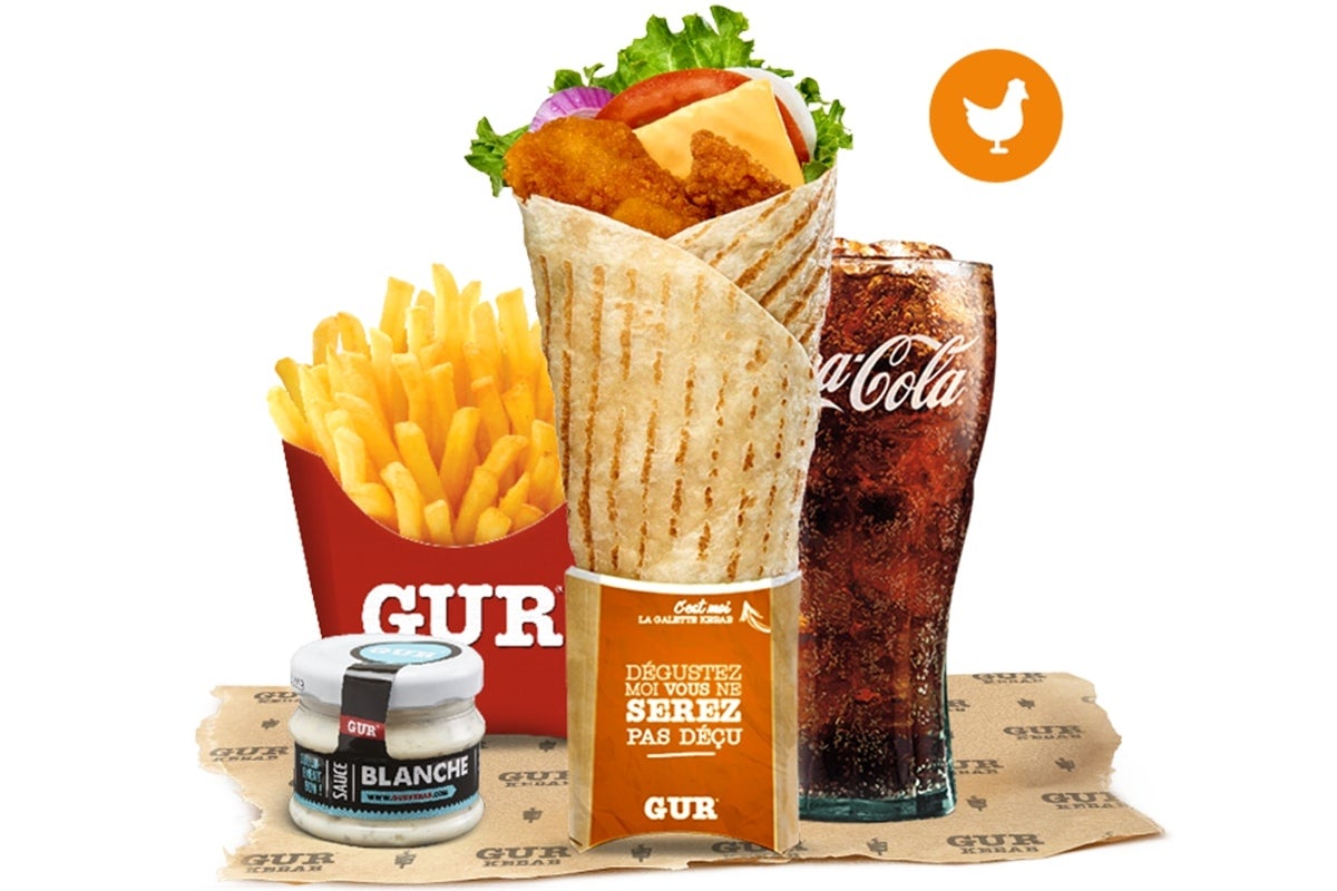Menu galette chicken
