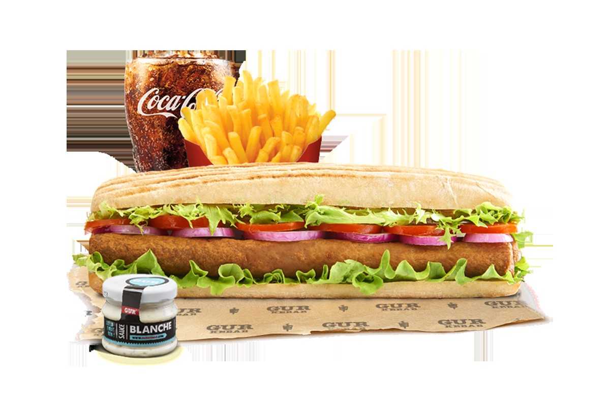 Menu sandwich fricadelle