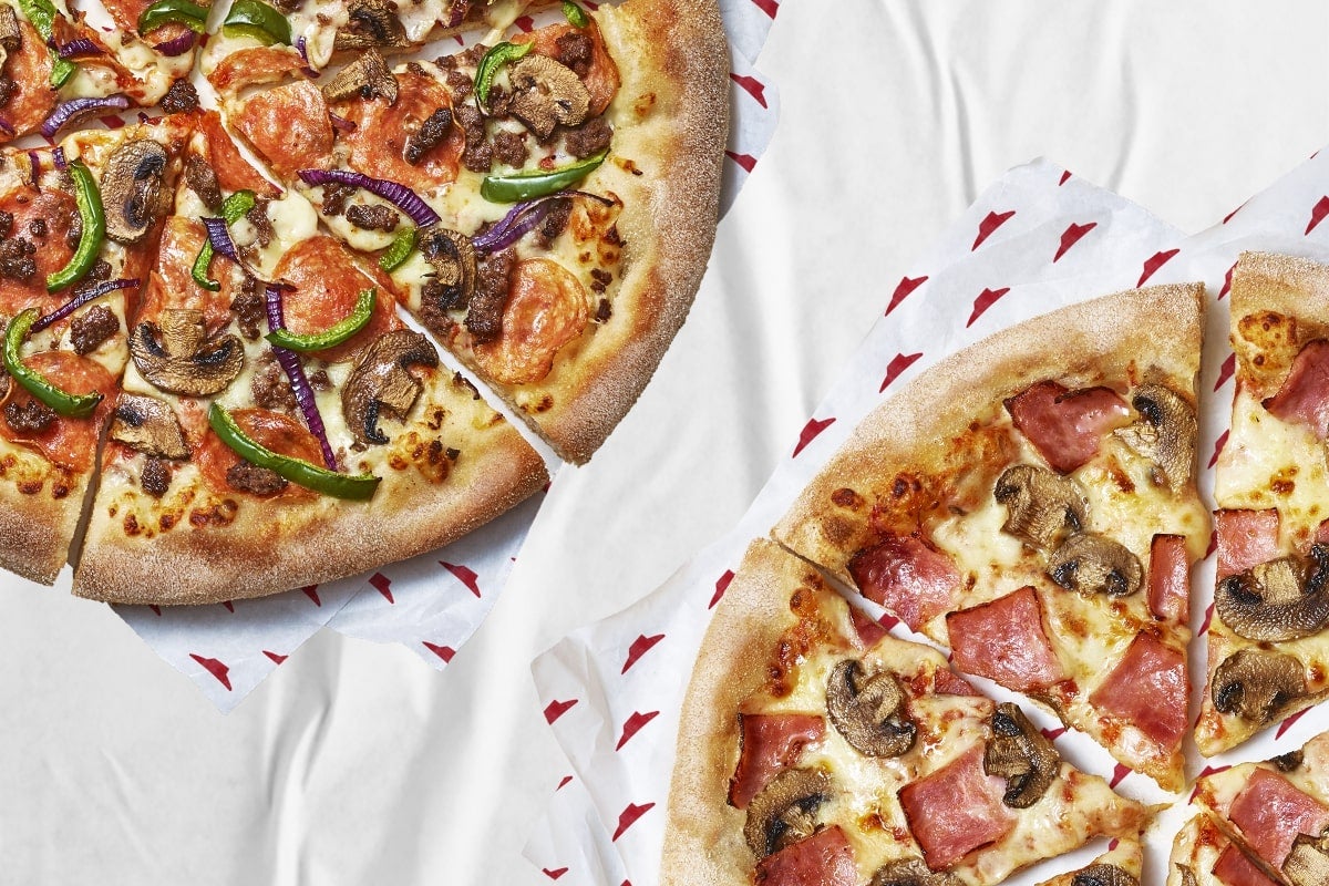 2 pizzas au choix