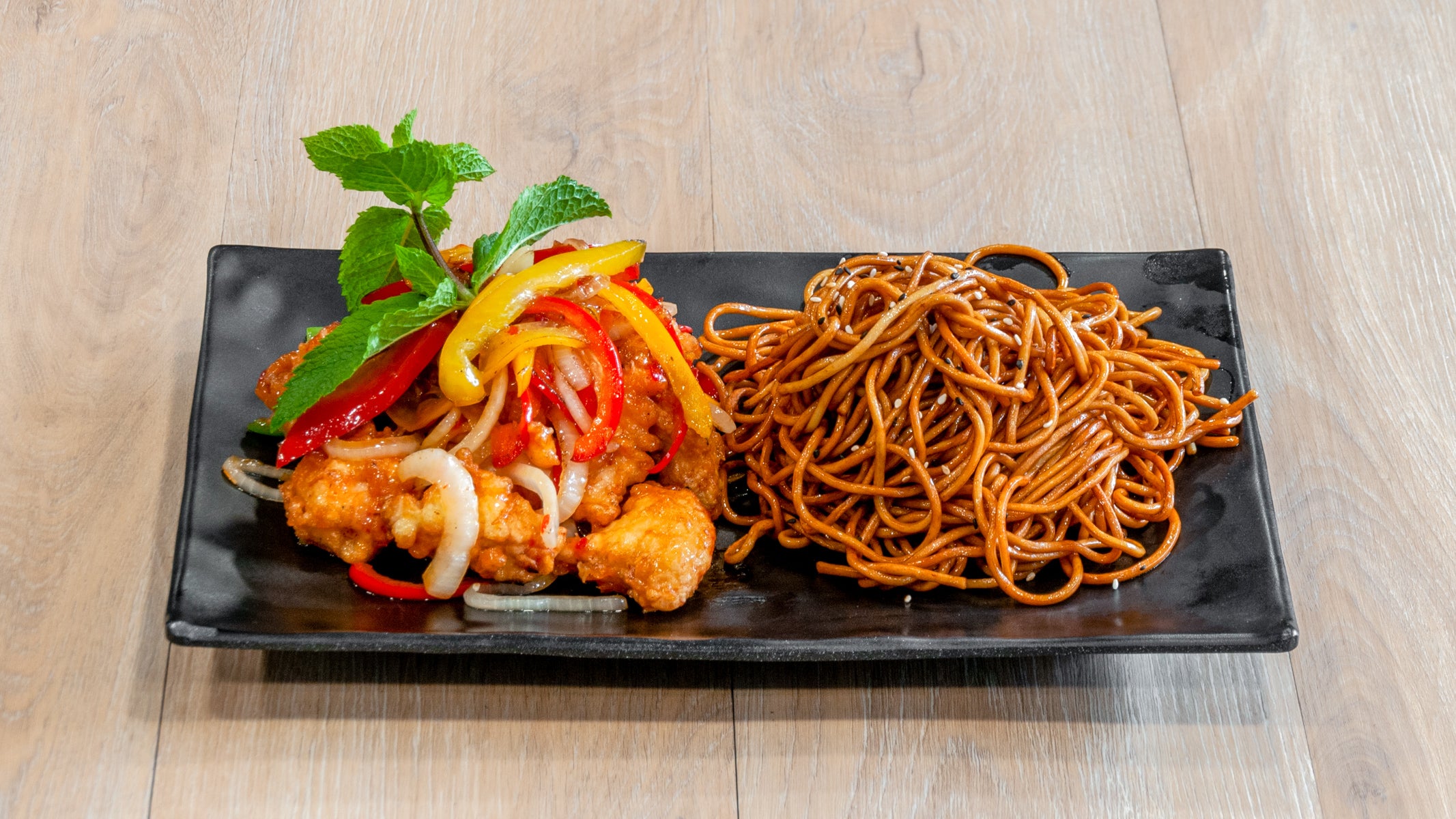 Wok'plat poulet grillé sel et poivre