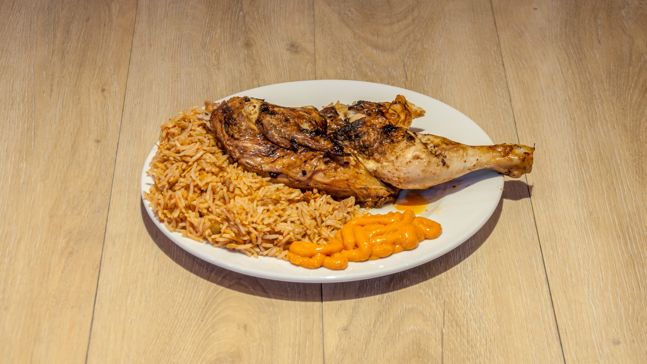 Demi poulet grillé