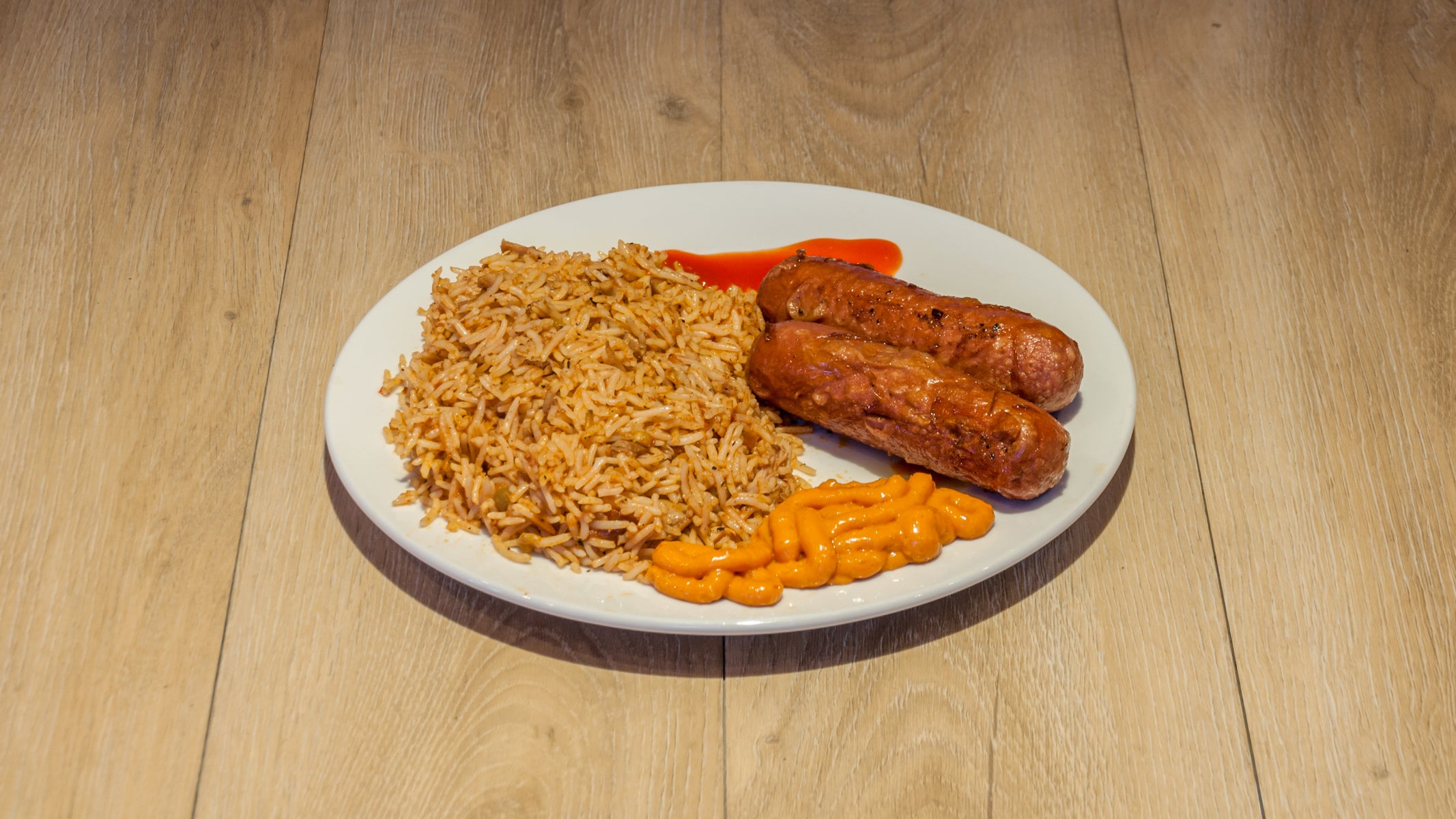 Saucisse de volaille caramélisée