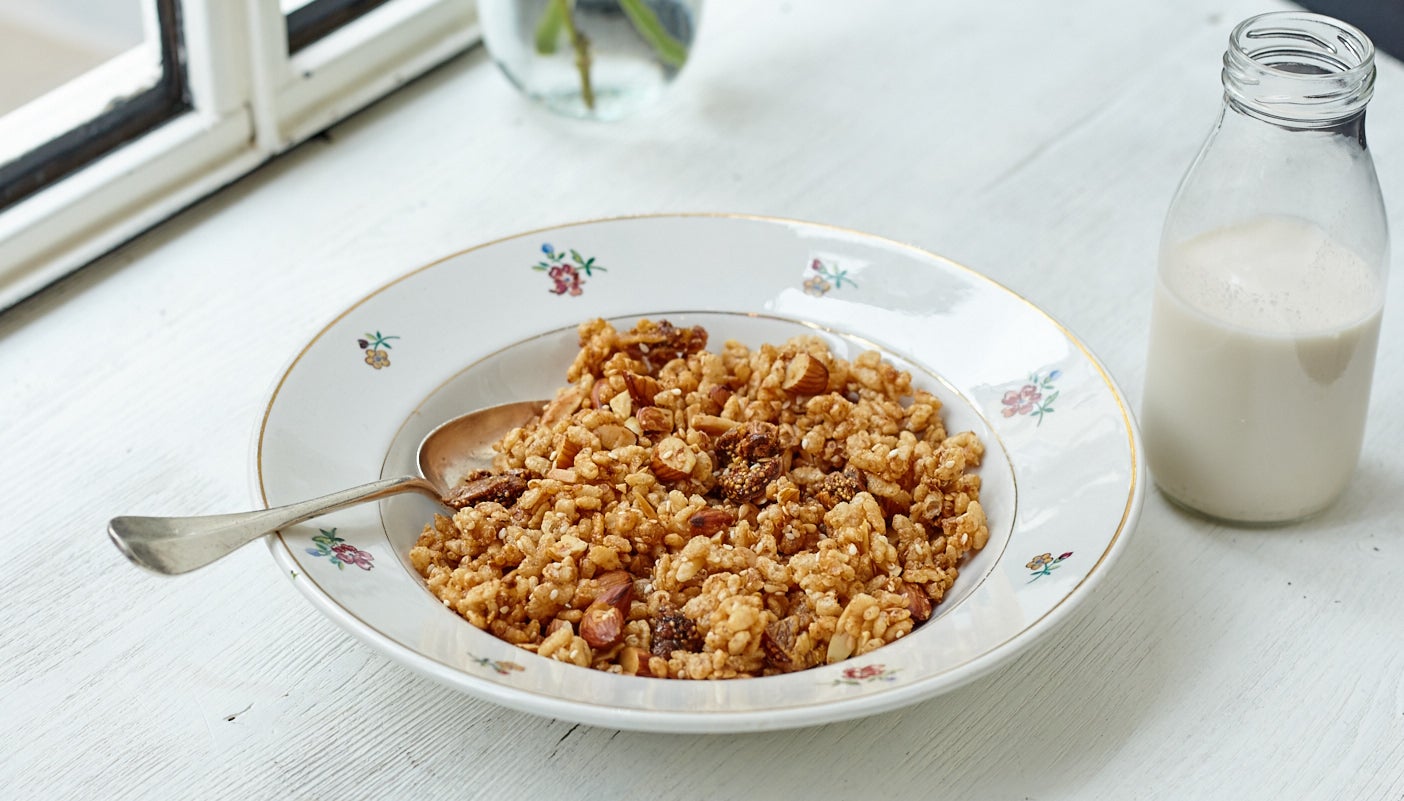 Granola riz soufflé et amandes/ gluten free