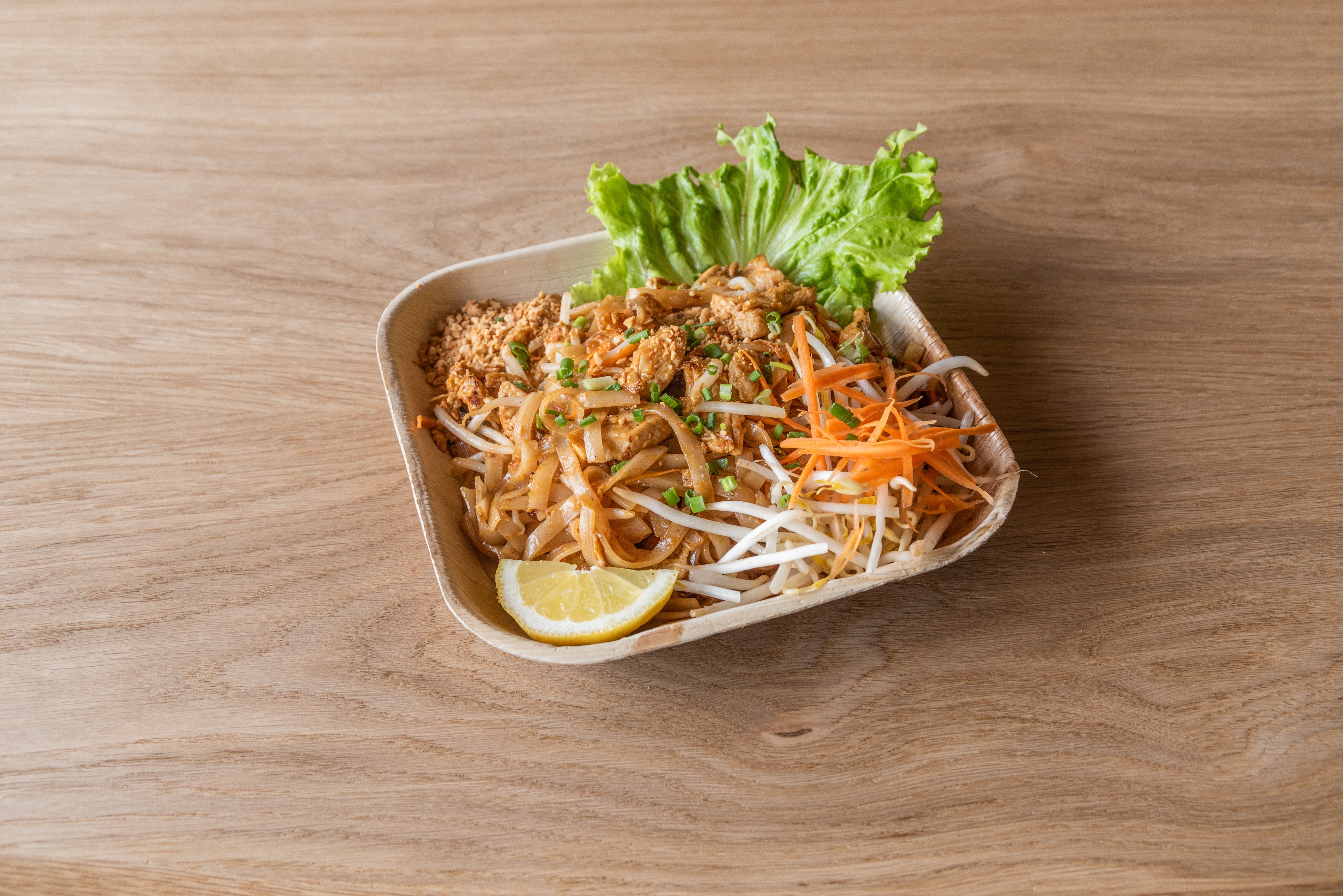 Pad thaï au poulet