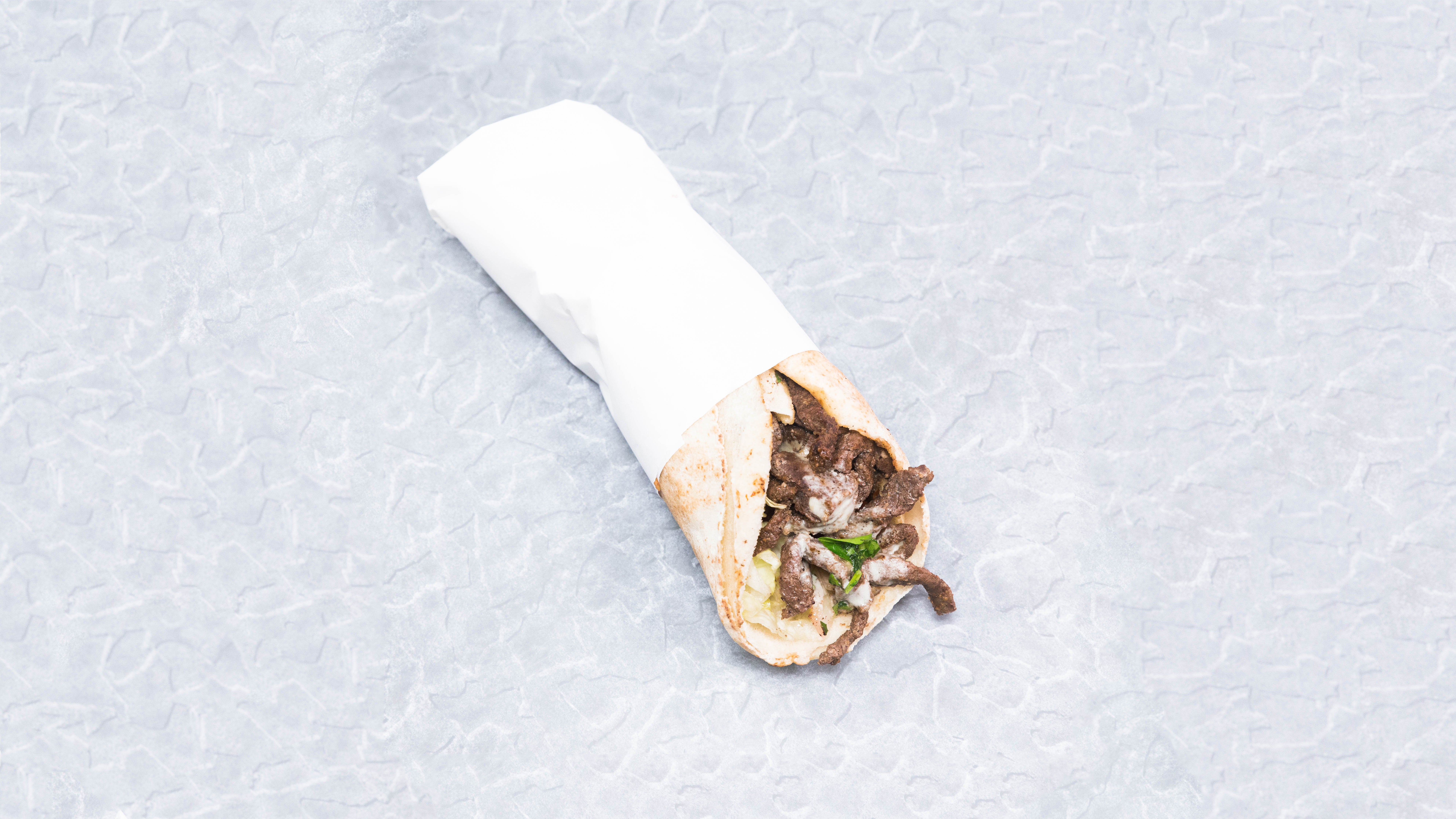 Sandwich shawarma bœuf