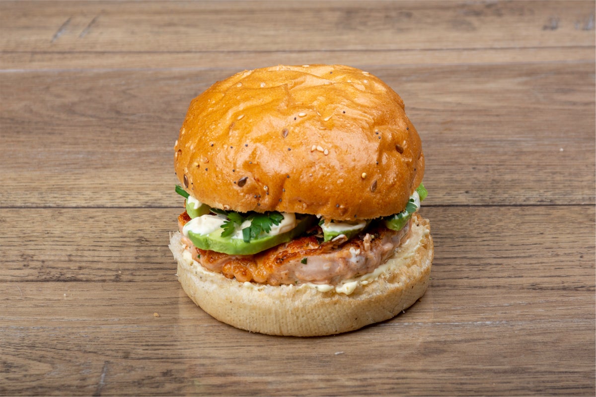 Le salmon burger