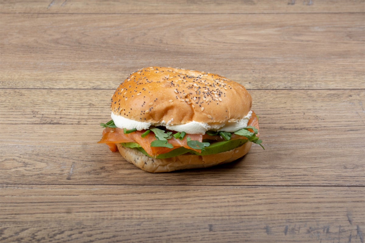 Salmon bagel