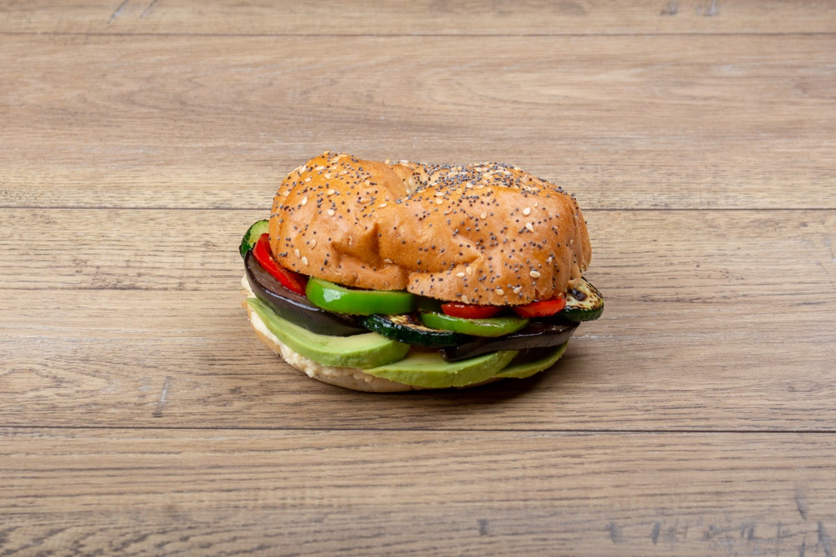 Veggie bagel