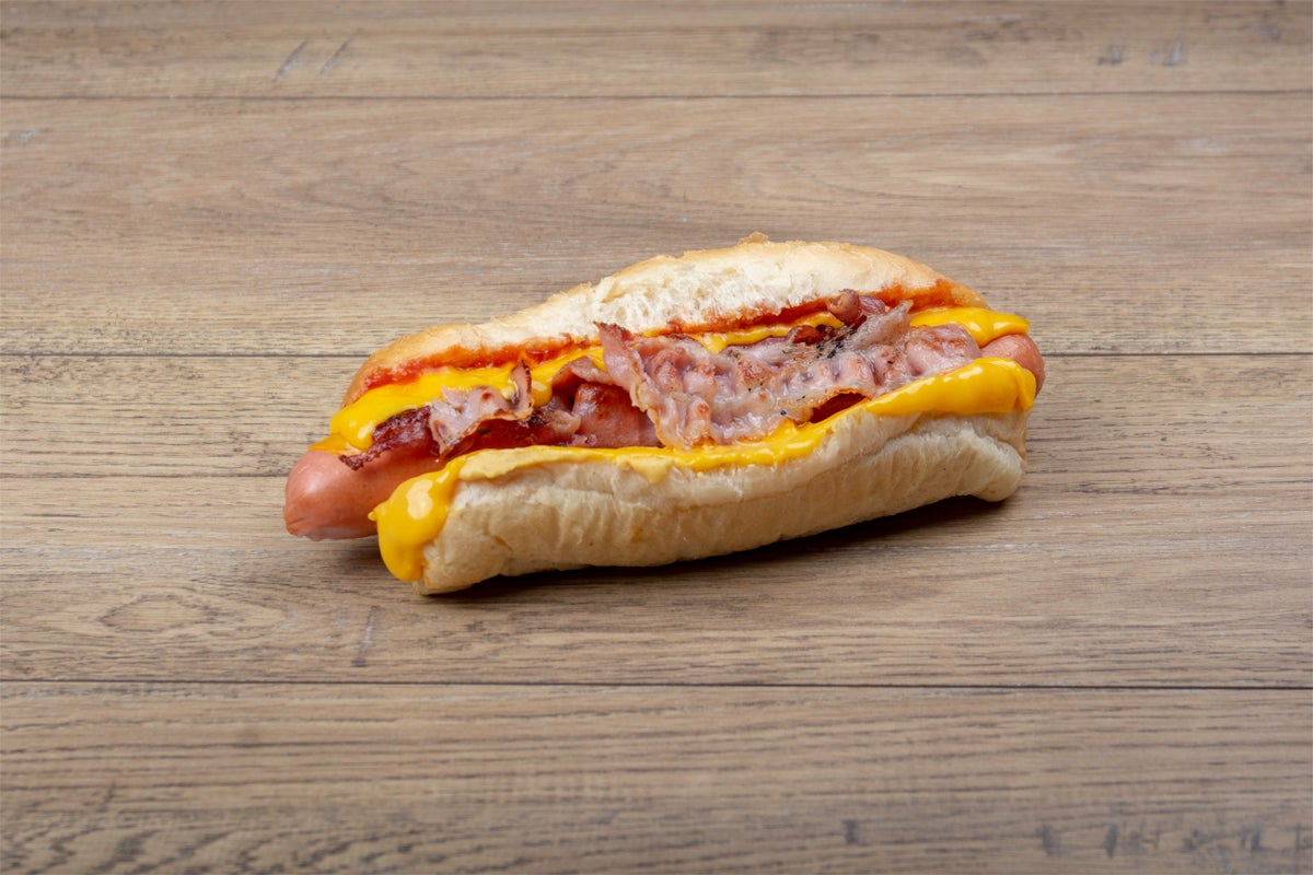 Hot dog krispy bacon