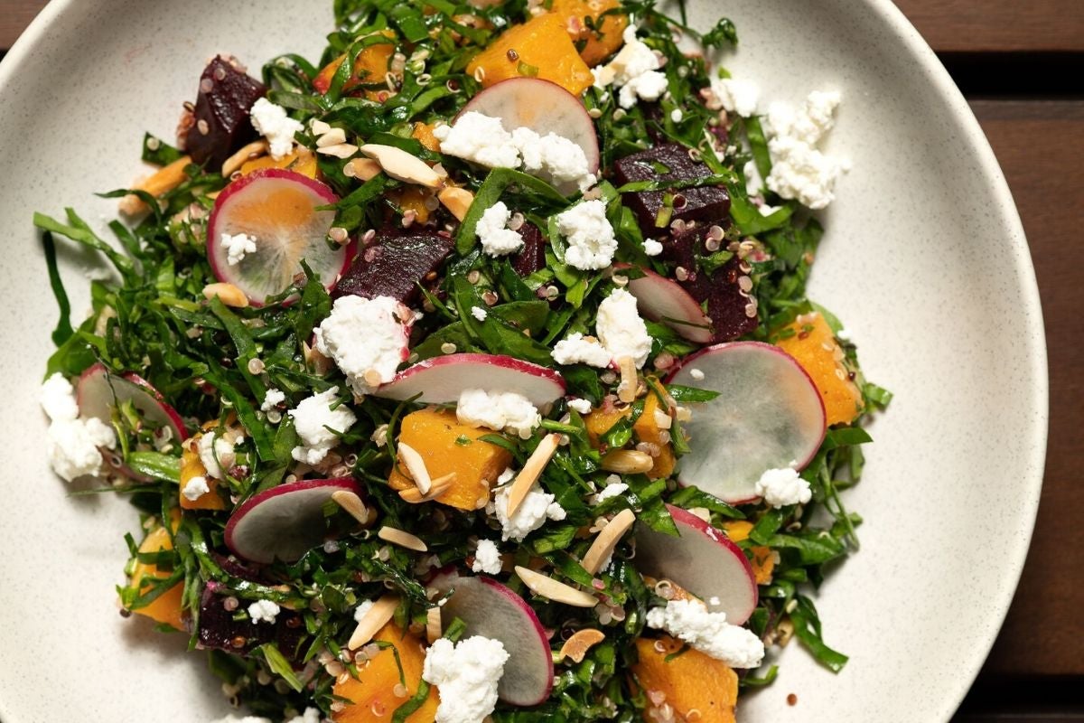 Roasted Pumpkin and Goats Cheese 