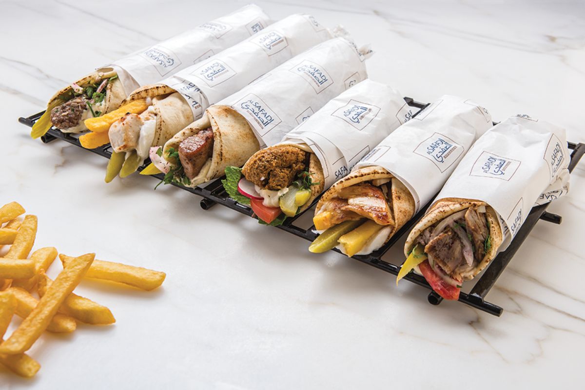 Al Safadi delivery from D.I.F.C. Order with Deliveroo