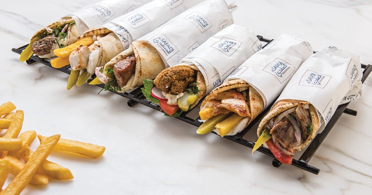 Al Safadi delivery from D.I.F.C. Order with Deliveroo