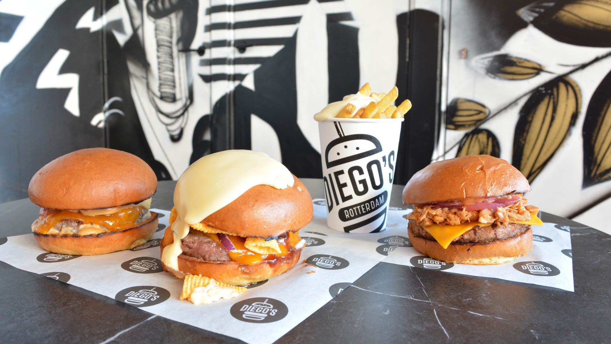 Diegos Rotterdam Best Burger In Town Bezorging Van