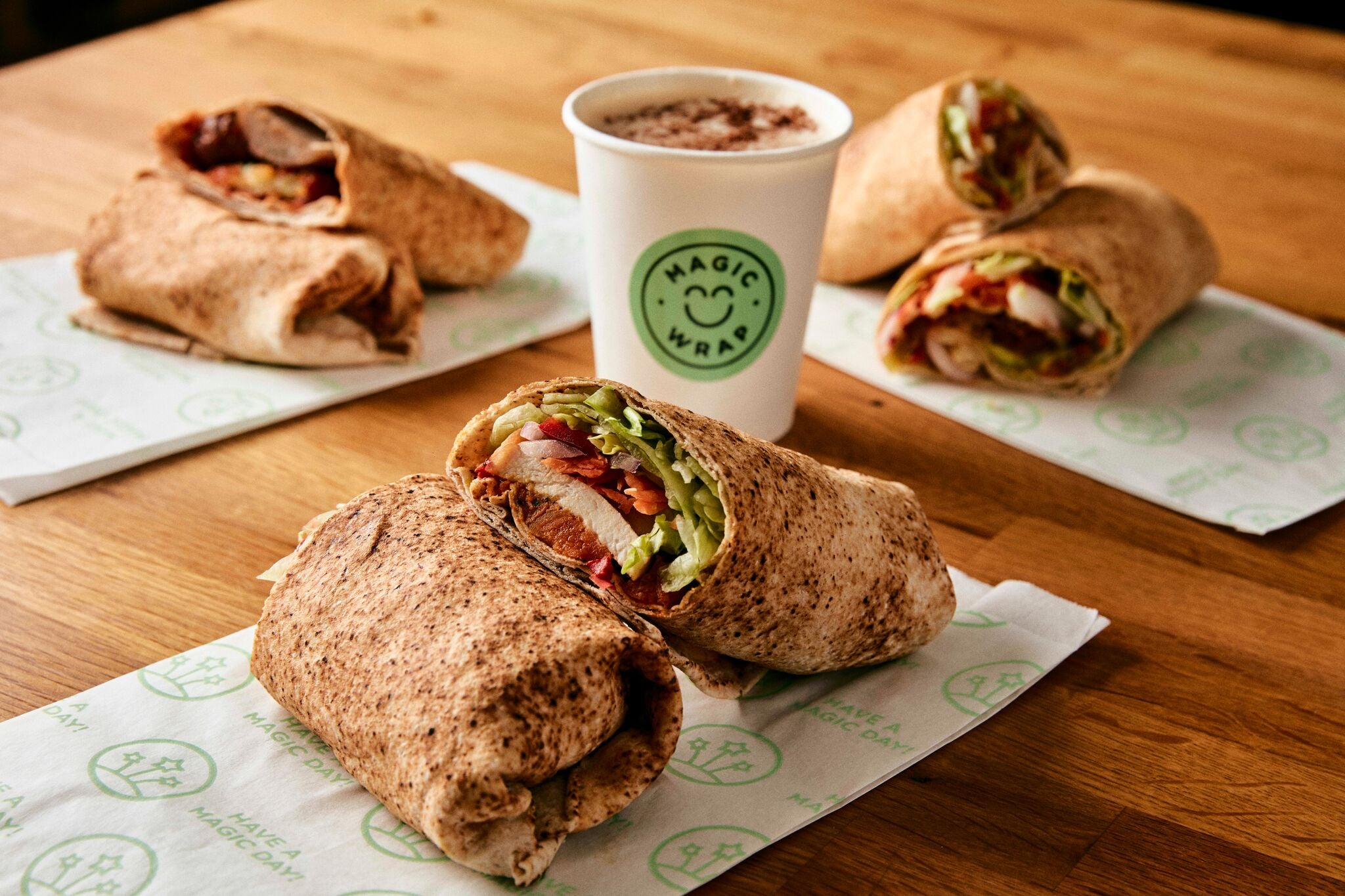 Magic Wrap delivery from Cardiff City Centre Order with Deliveroo