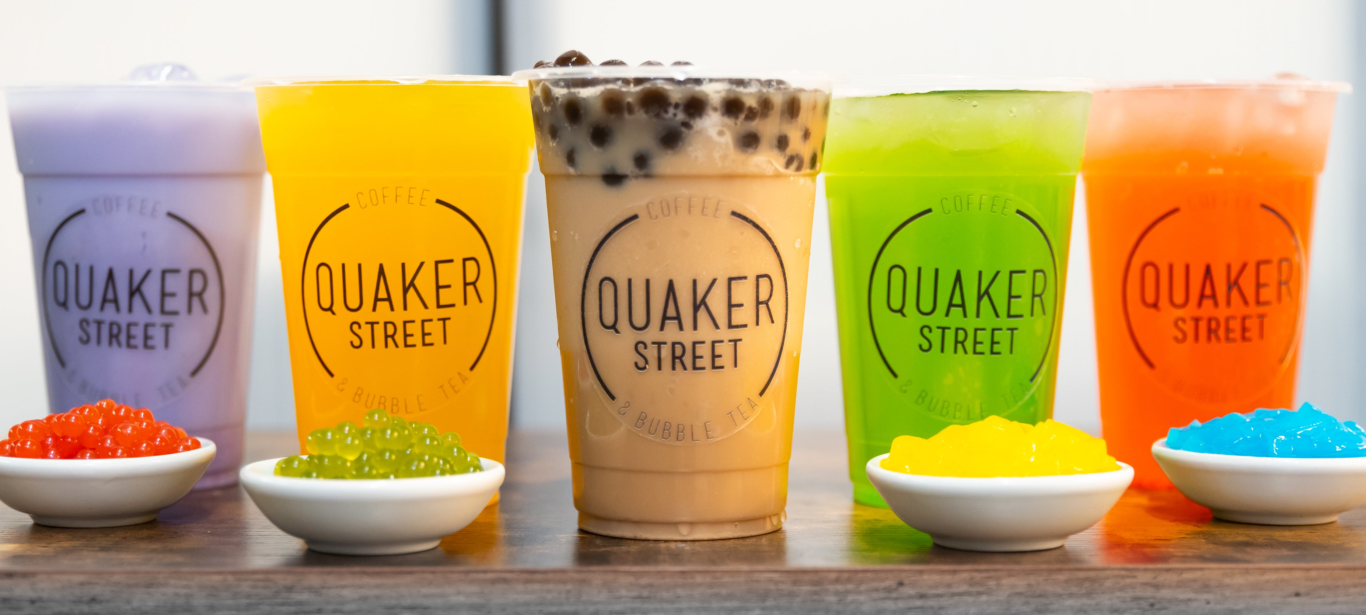 Quaker Street Bubble Tea & Coffee delivery from Spitalfields Order with Deliveroo