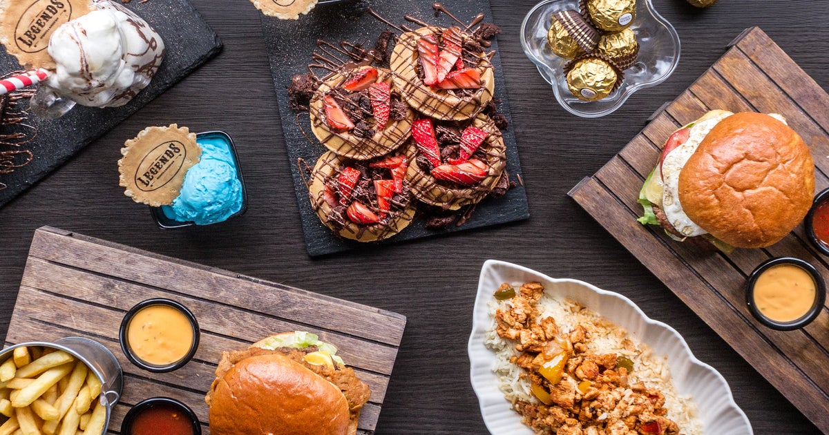 Legends Desserts and Burger Bar Bradford Central delivery from