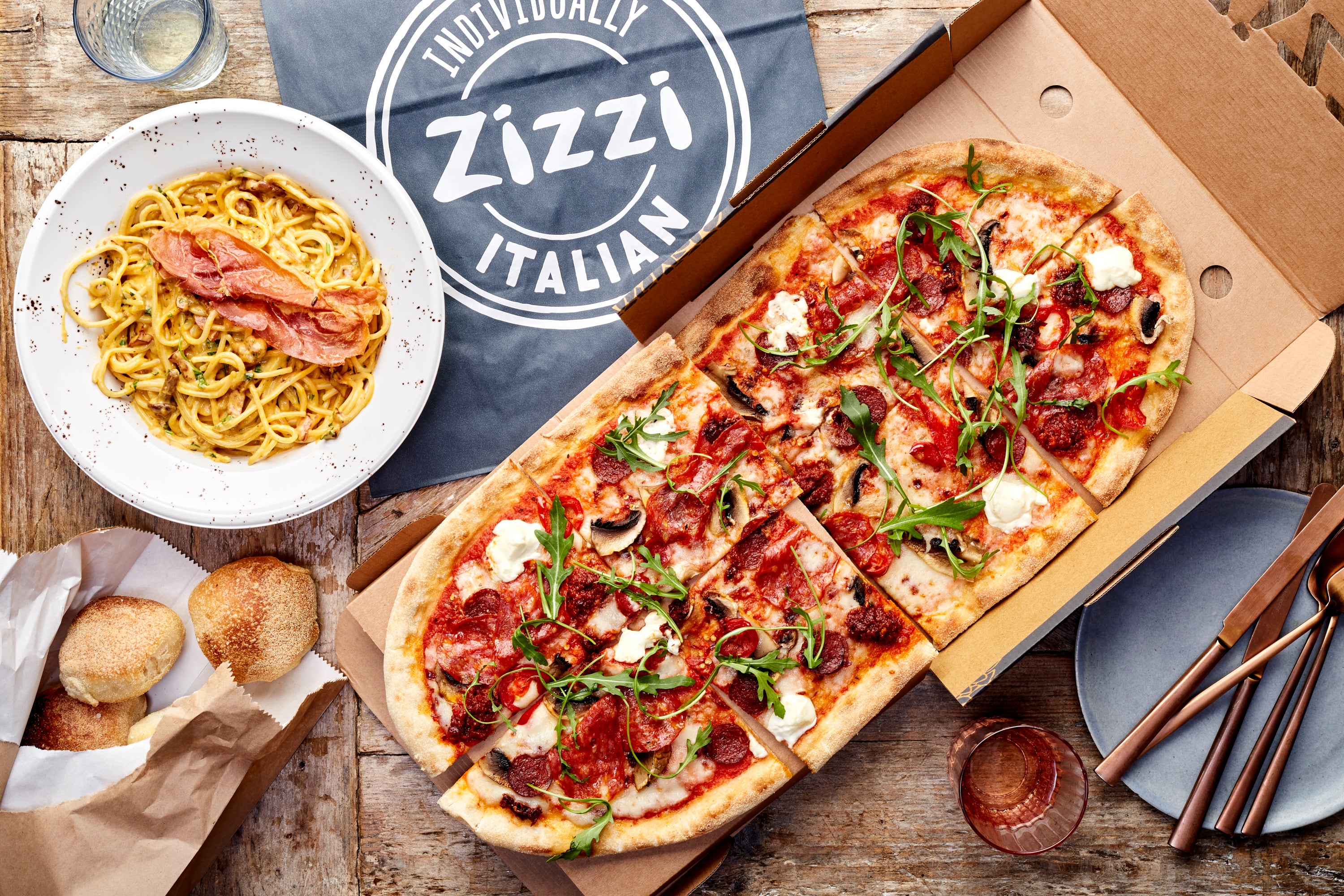 Zizzi delivery from Central Guildford South Order with Deliveroo