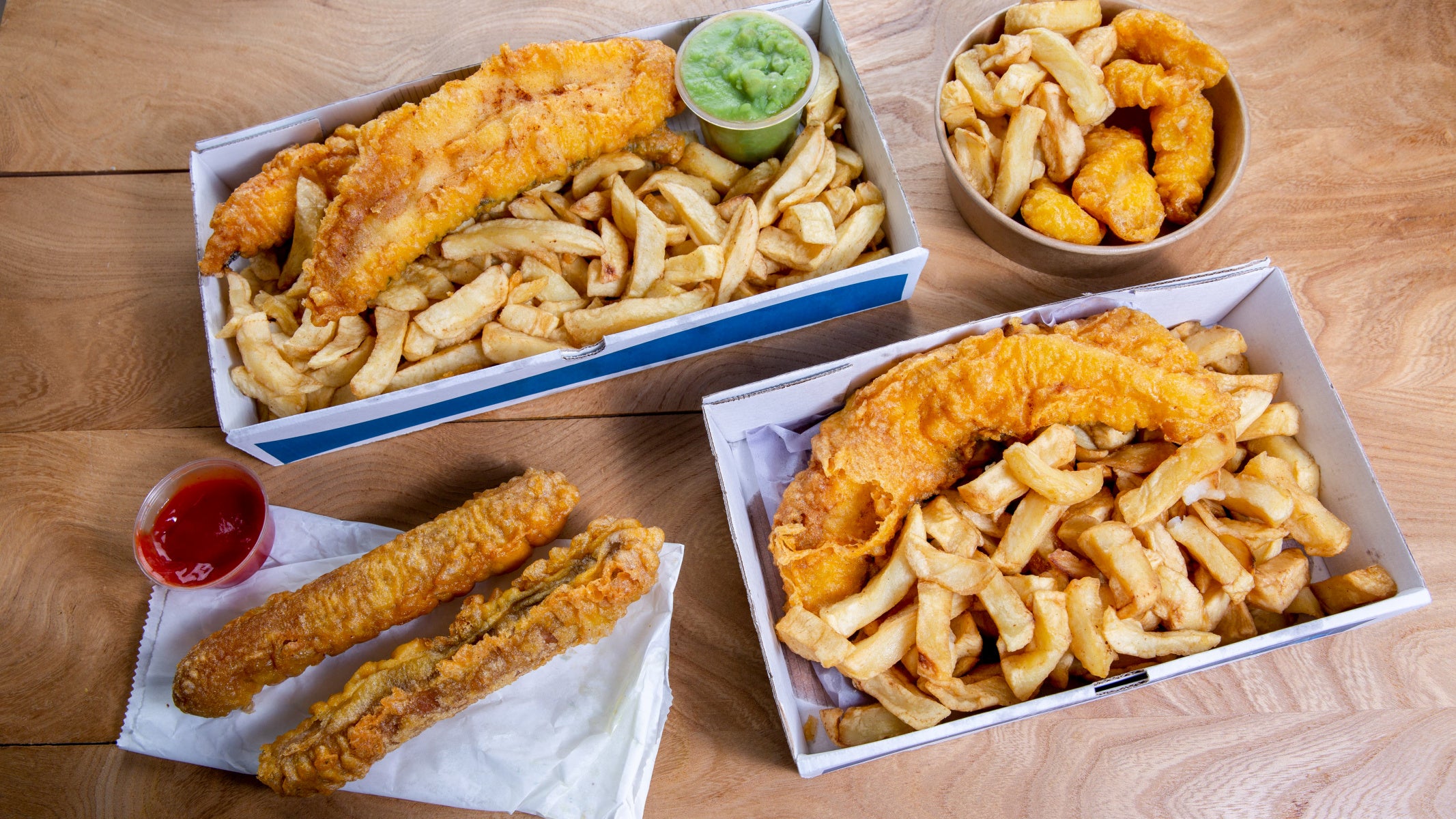 Blue Anchor Fish and Chips delivery from Surrey Quays Order with