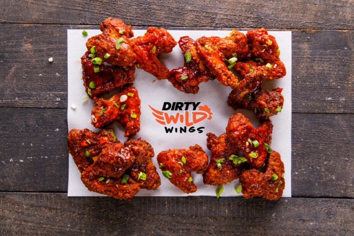 Dirty Wild Wings delivery from Birmingham City Centre Order with