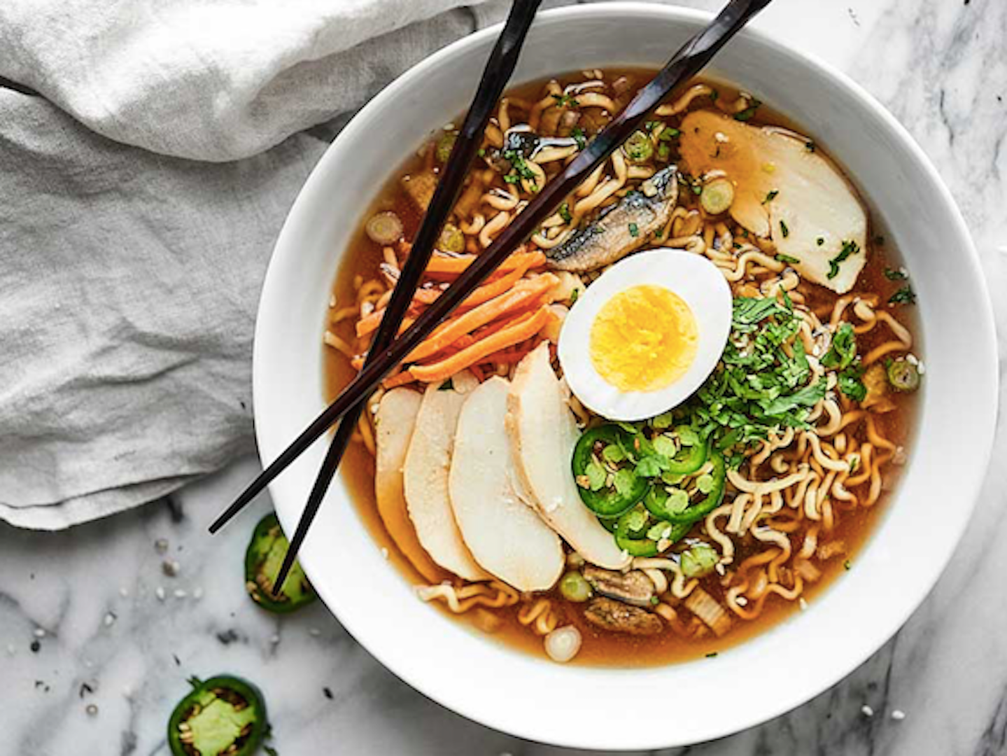 Sr Noodles entrega desde L'Antiga Esquerra de l'Eixample Pide comida