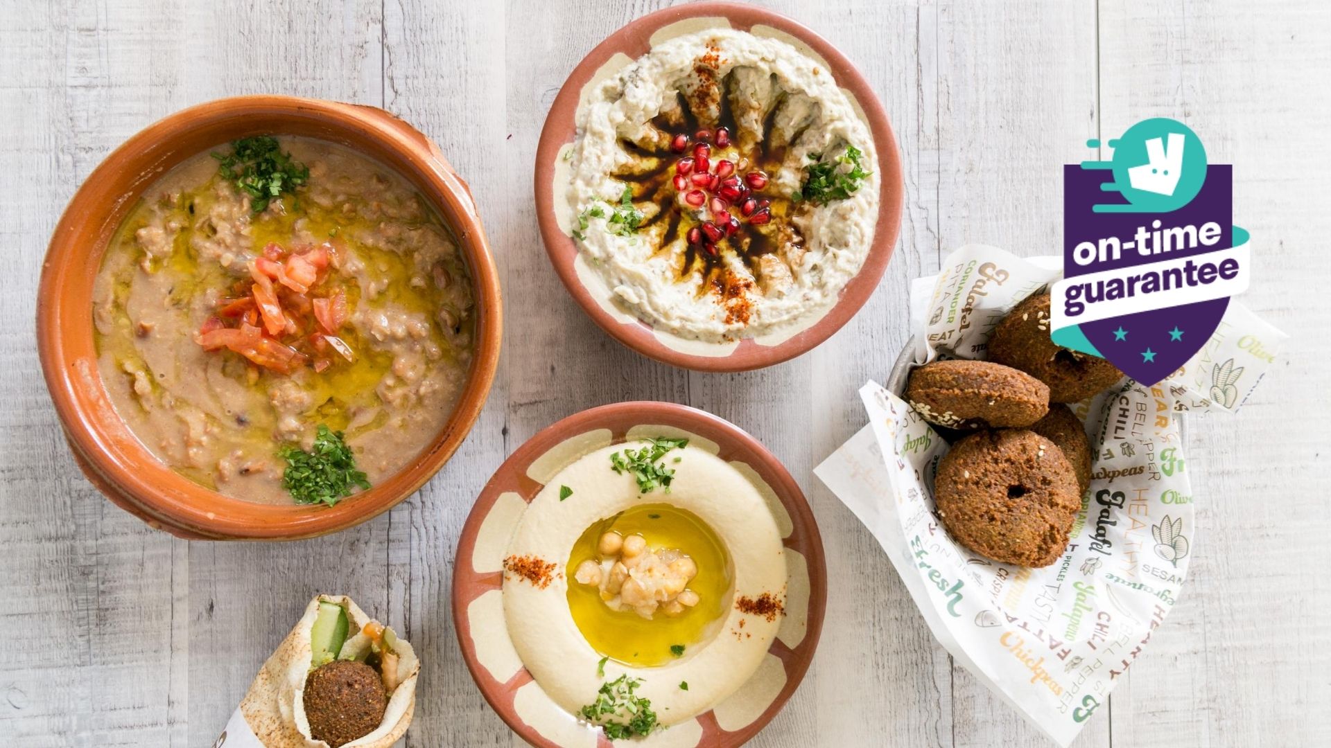 The Hummus House delivery from J.L.T. Order with Deliveroo