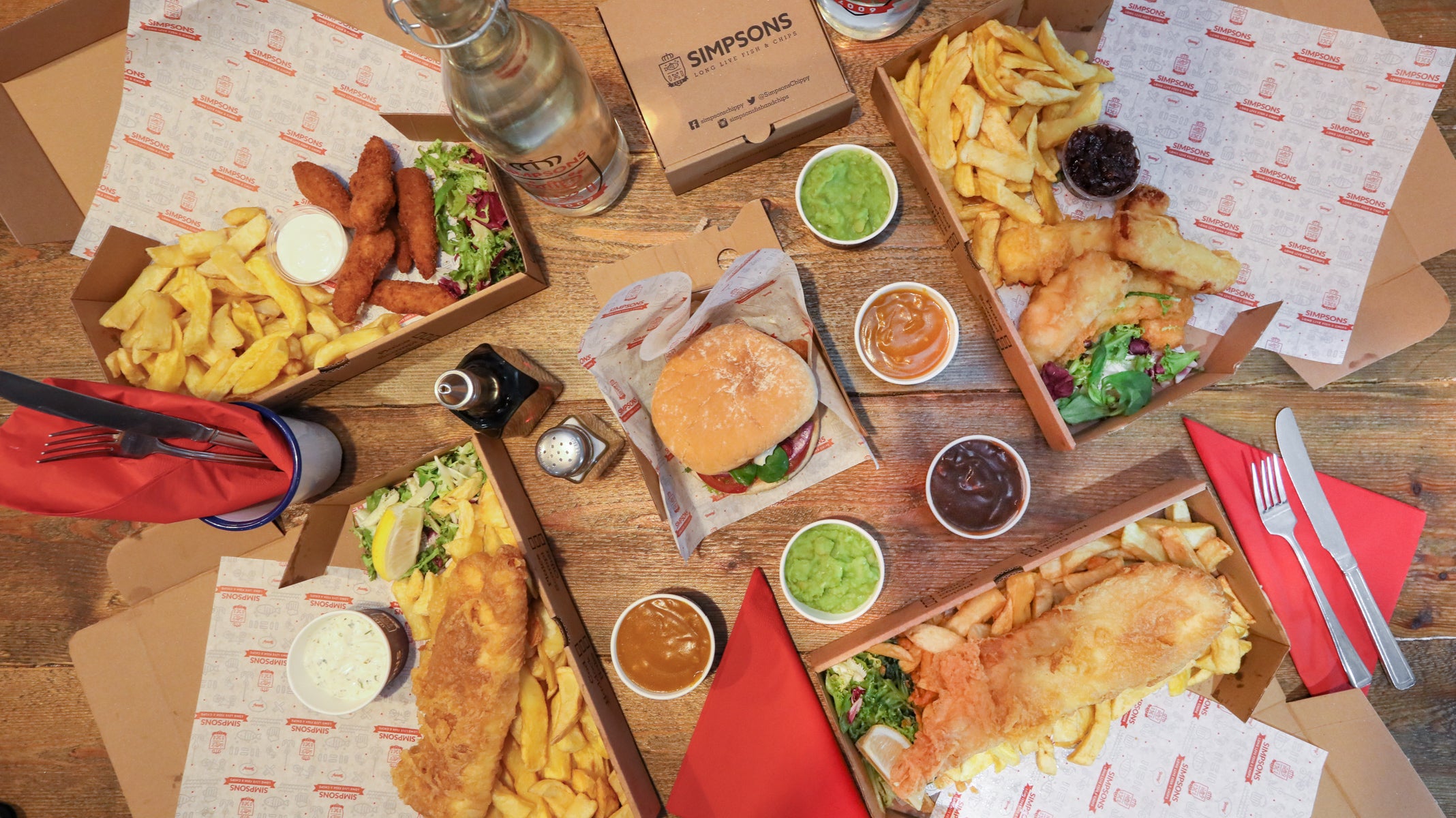 Simpsons Fish and Chips delivery from Cheltenham Order with Deliveroo