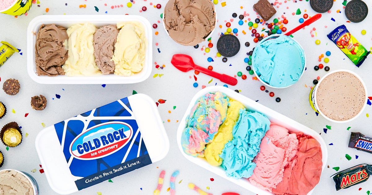 cold rock delivery from