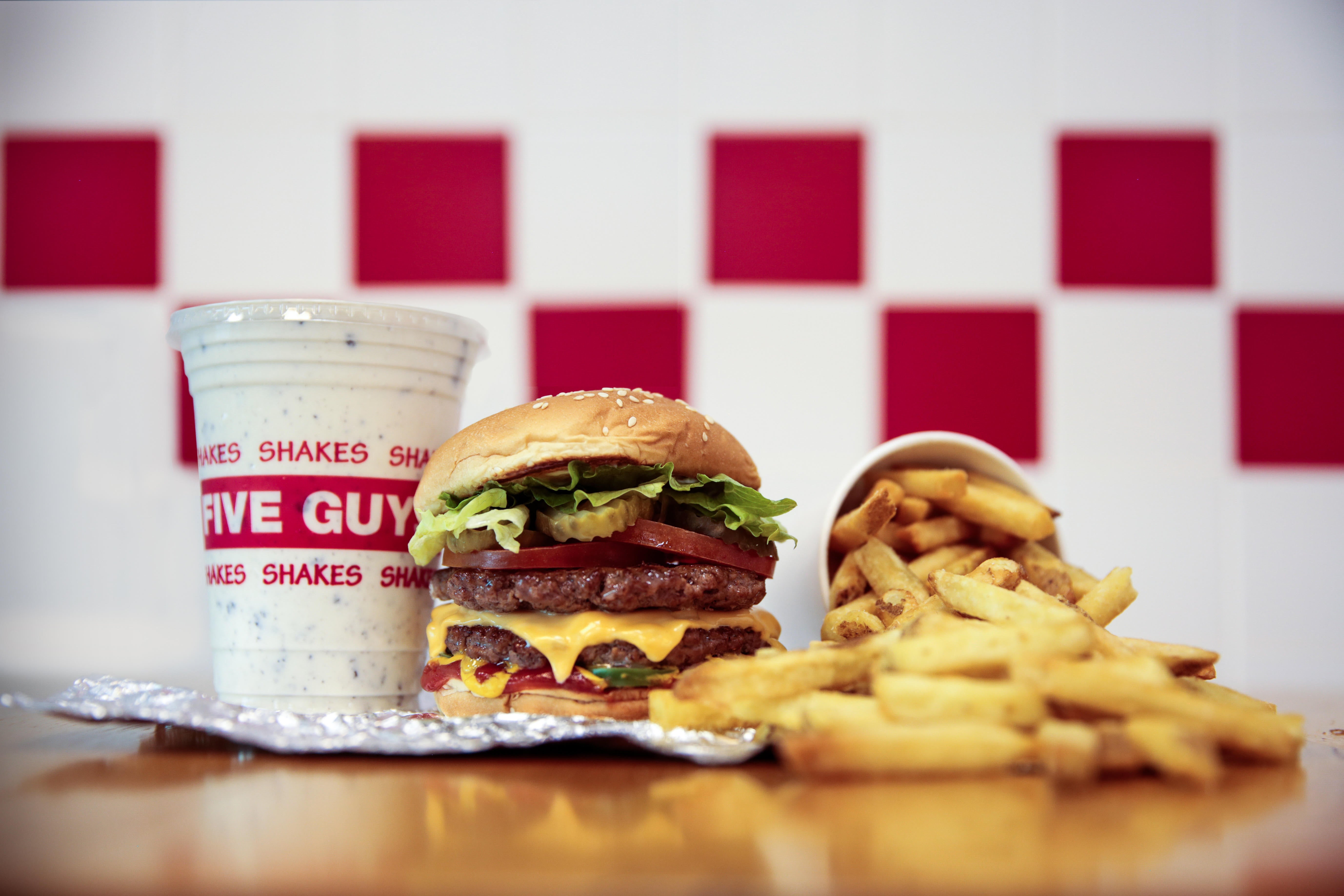 Five Guys Burgers and Fries delivery from Broadmead Order with