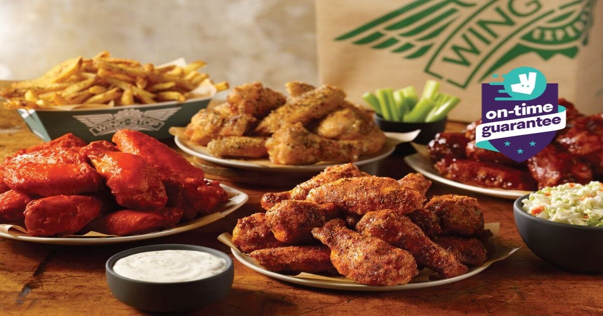 Wingstop delivery from Downtown Order with Deliveroo