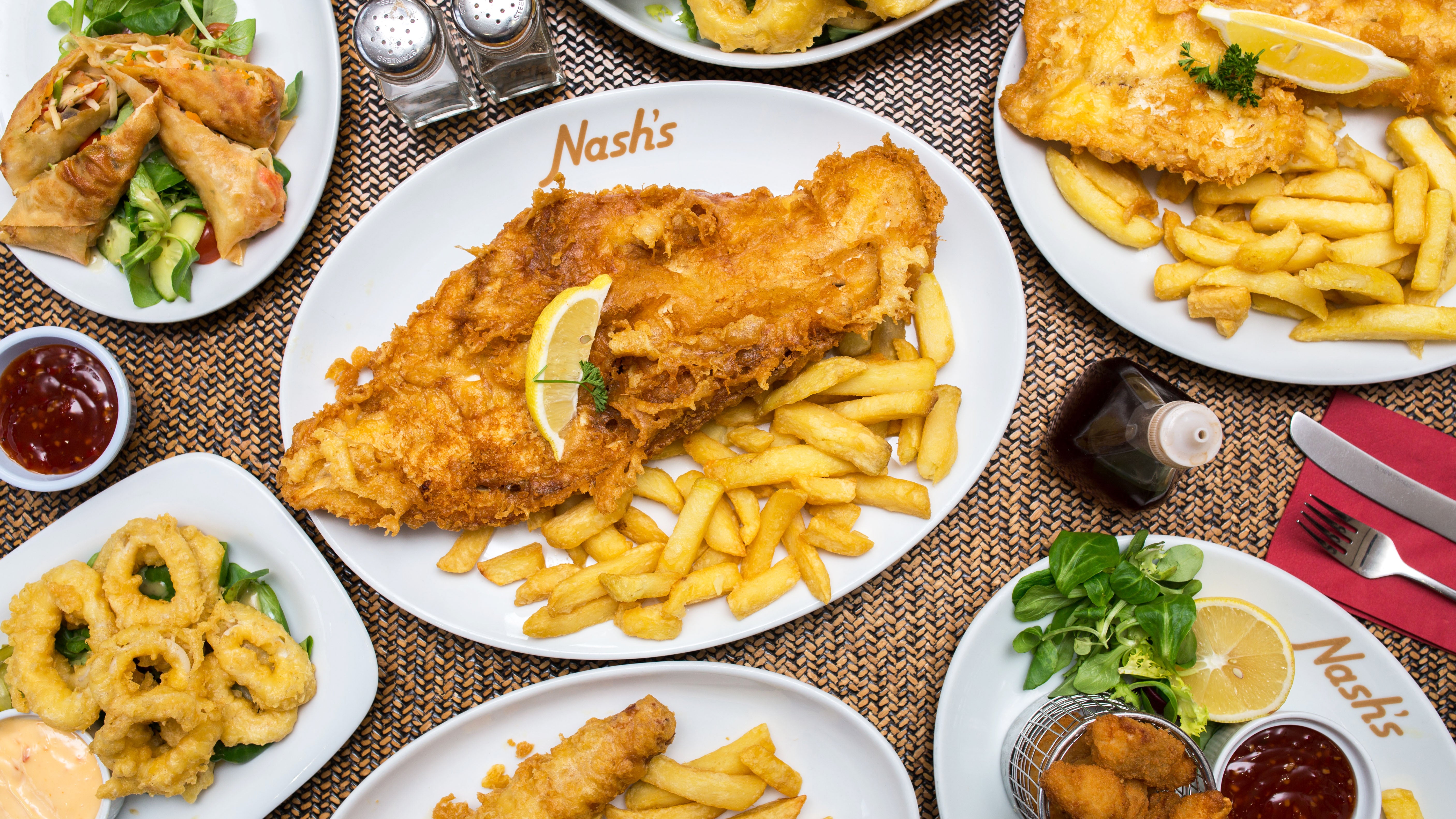 Nash's Fish and Chips delivery from Leeds City Centre Order with