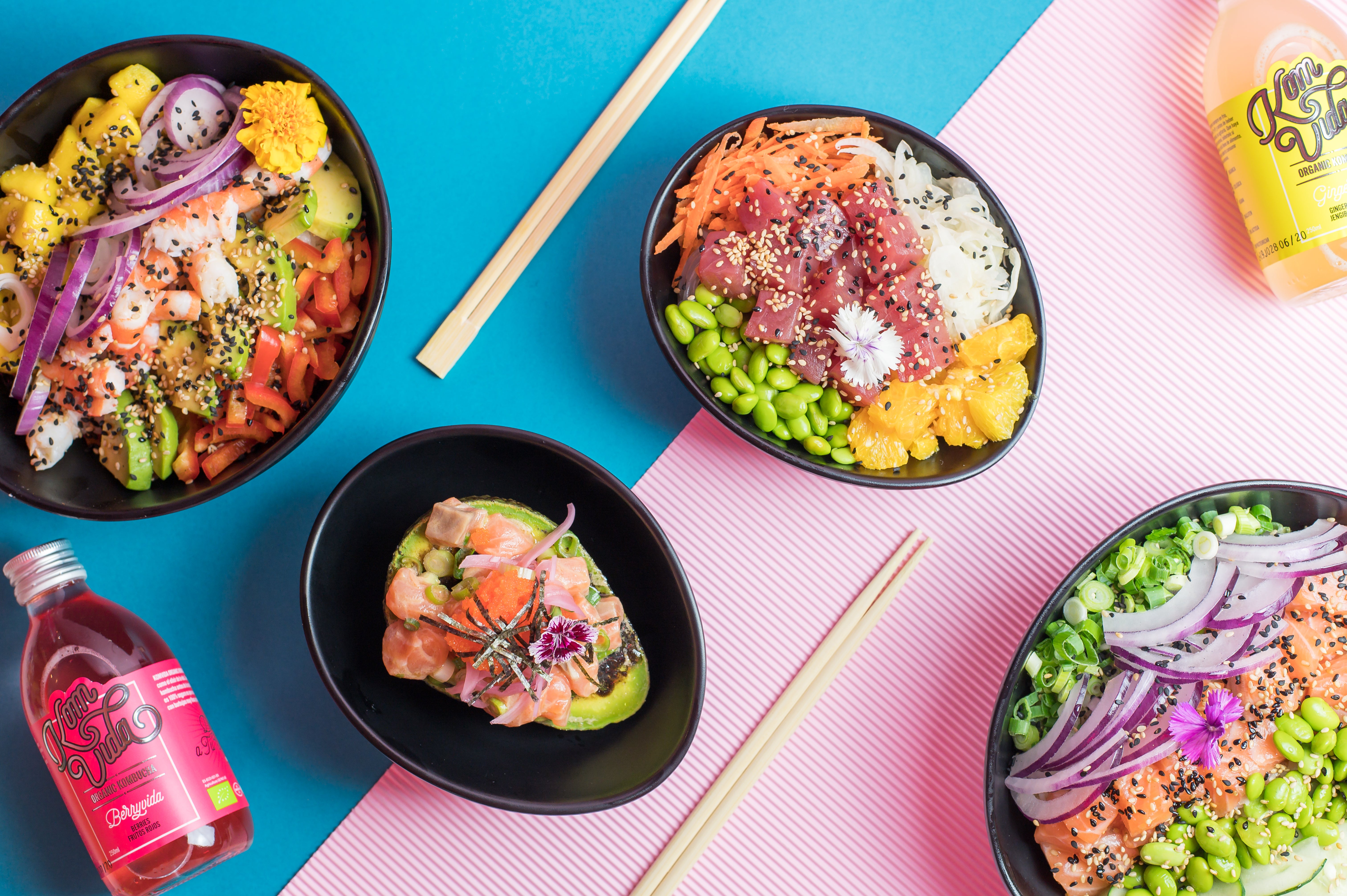 Ohana Poké House entrega desde Justicia Pide comida con Deliveroo