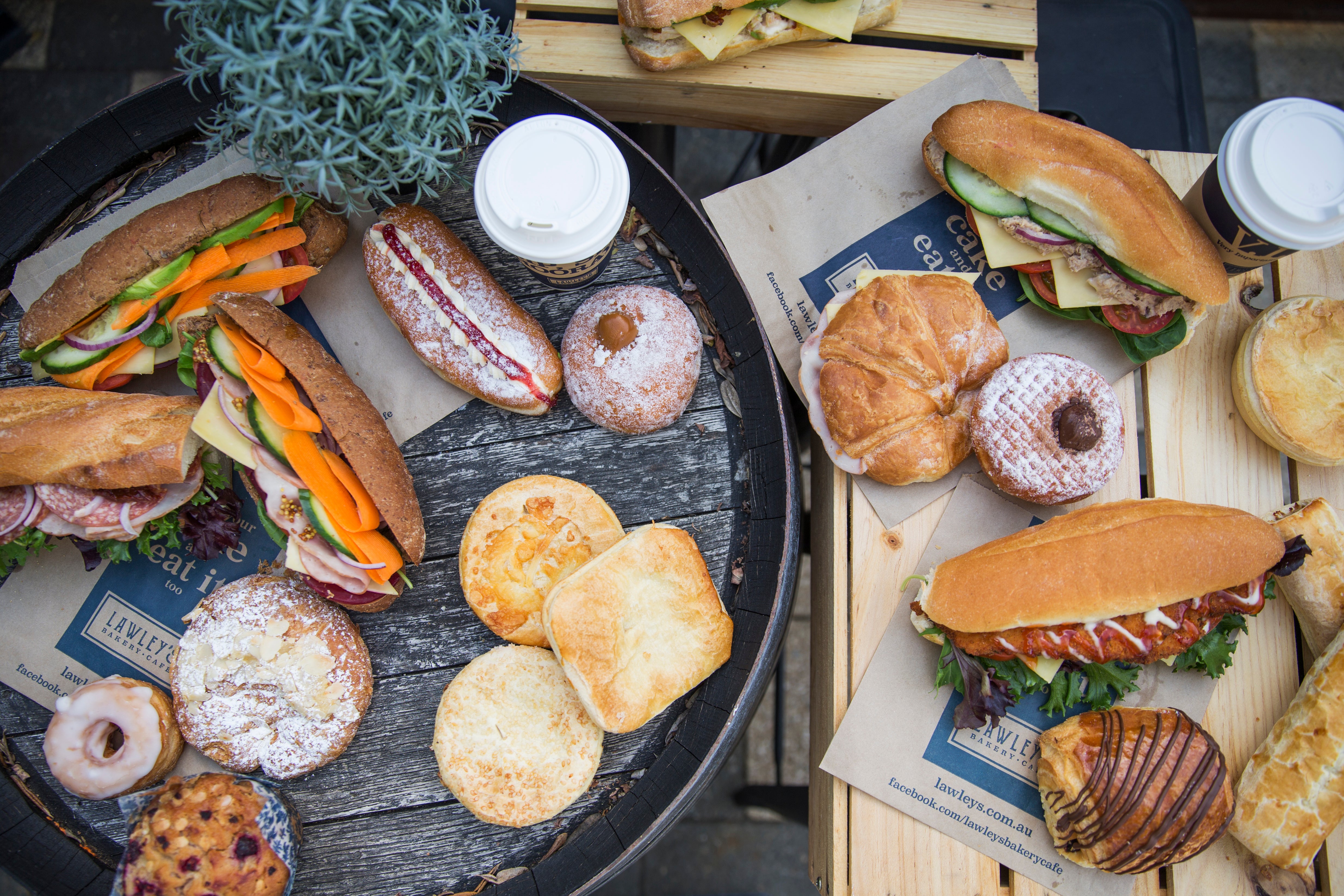 Lawley's Bakery Cafe delivery from Wembley 6014 Order with Deliveroo