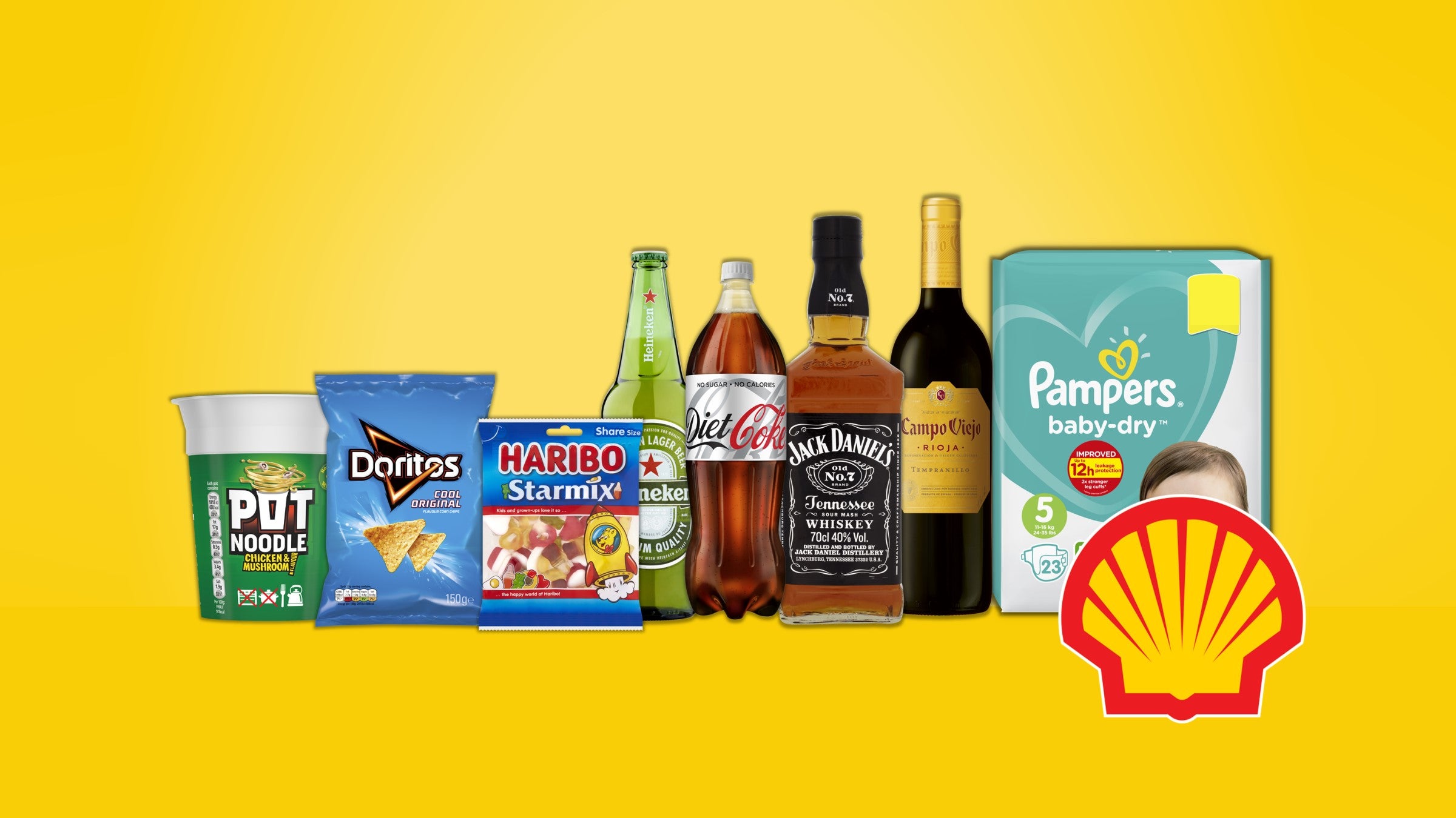 Shell delivery from Luton Order with Deliveroo