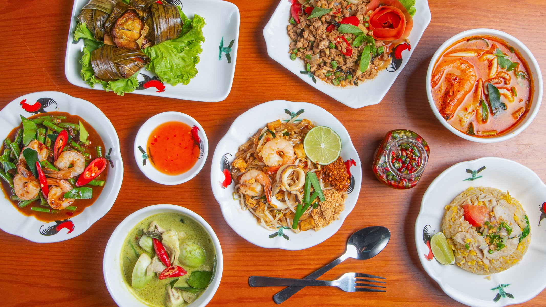 Thailand Street Food Junction 9 Shopping Mall Delivery From